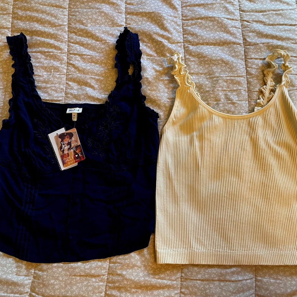 Lot of 2 Junior Tops Size Medium, NWT